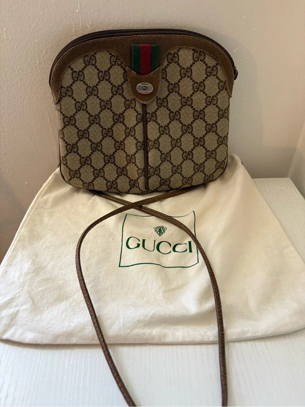 Gucci Sherry Line GG Canvas Crossbody Bag - Picture 10 of 10